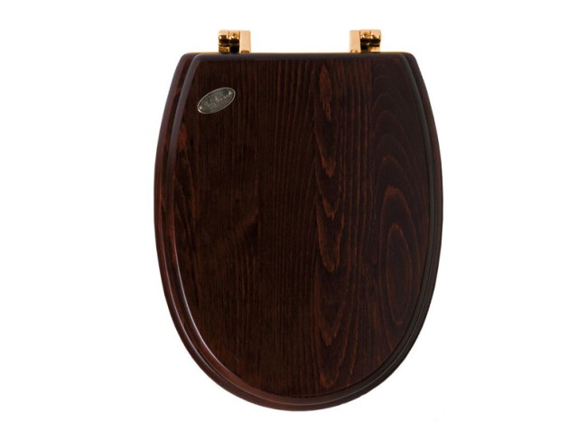 Сиденье для унитаза Simas ARCADE (AR009Br) орех/бронза