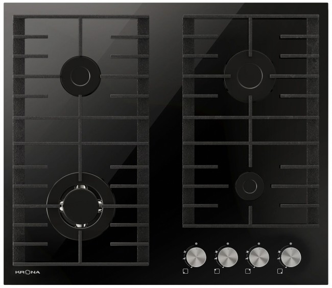 Встраиваемая газовая варочная панель Krona Hagel 60 BL W