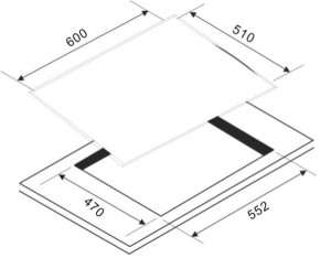 Встраиваемая газовая варочная панель Zigmund & Shtain MN 125.61 B