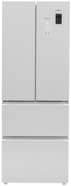 Холодильник Tesler RFD-361I white glass