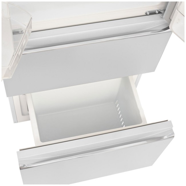 Холодильник Tesler RFD-361I white glass