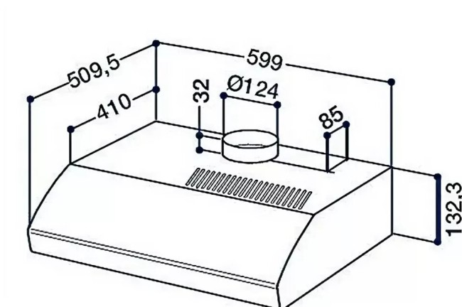 Вытяжка Indesit H 161.2 BK Вытяжка Indesit H 161.2 BK