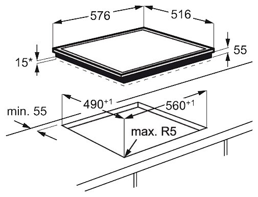 Встраиваемая индукционная варочная панель Electrolux EHH 96340 XK Встраиваемая индукционная варочная панель Electrolux EHH 96340 XK