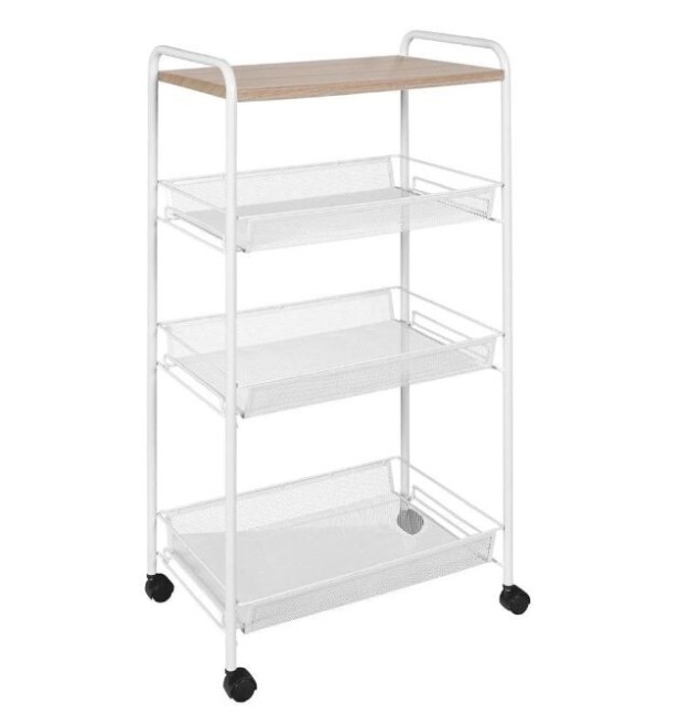 Этажерка ЗМИ Ладья 34КС белый Э560 Б Этажерка ЗМИ Ладья 34КС белый Э560 Б