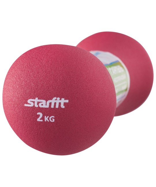 Гантель Starfit DB-202 2 кг рубиновый