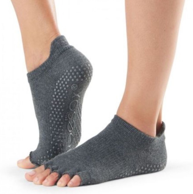 Нескользящие носки ToeSox Low Rise S Темно-серый (S01925CHG\CG-OS-CR)