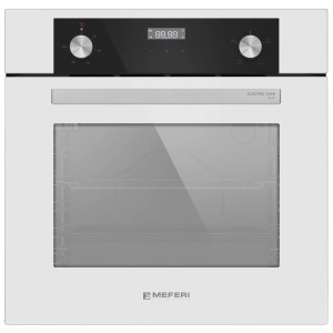 Встраиваемый электрический духовой шкаф Meferi MEO604WH Power Встраиваемый электрический духовой шкаф Meferi MEO604WH Power