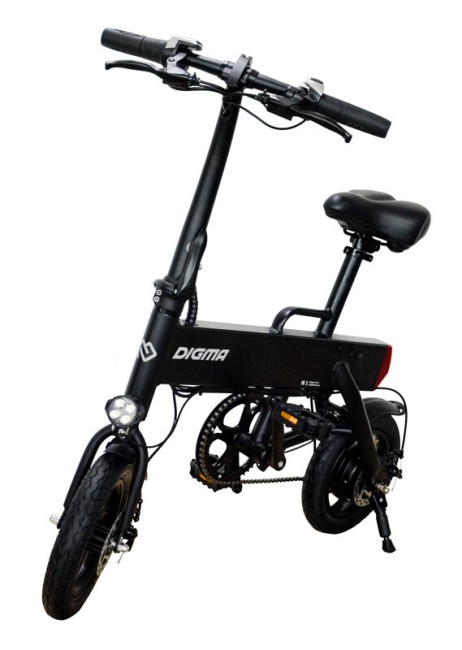 Электробайк Digma P12-4 черный Электробайк Digma P12-4 черный