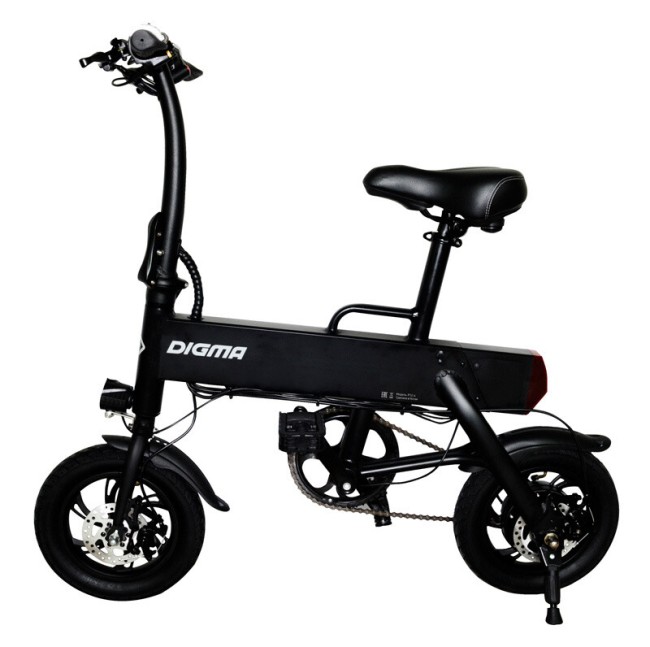 Электробайк Digma P12-4 черный Электробайк Digma P12-4 черный
