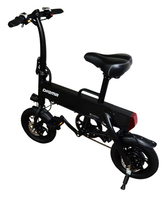 Электробайк Digma P12-4 черный Электробайк Digma P12-4 черный