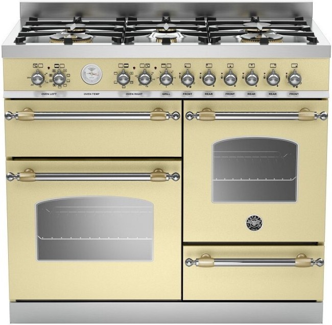 Комбинированная плита Bertazzoni HER100 6 MFE T CRT
