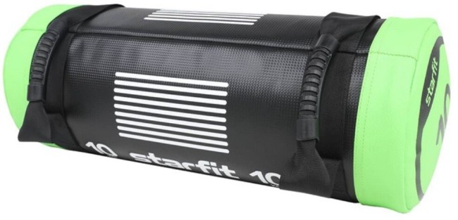 Мешок-утяжелитель Starfit WT-601 10 кг, ярко-зеленый Мешок-утяжелитель Starfit WT-601 10 кг, ярко-зеленый