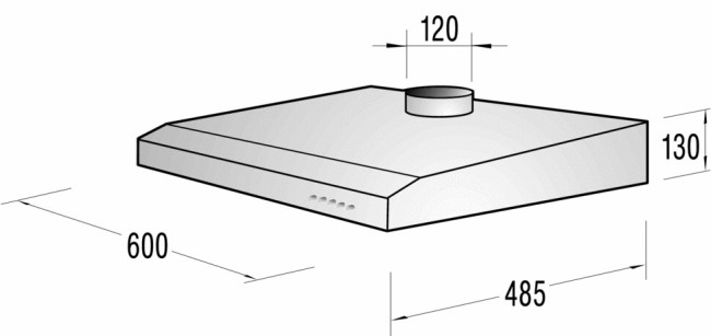 Вытяжка Gorenje DU 6345 E Вытяжка Gorenje DU 6345 E