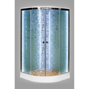 Душевая кабина Deto EM1580LED+GM