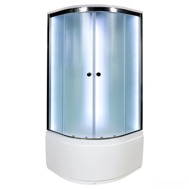 Душевая кабина Deto D80S LED с крышей и подсветкой