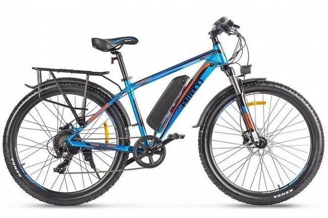 Велогибрид Eltreco XT 850 new синий/оранжевый