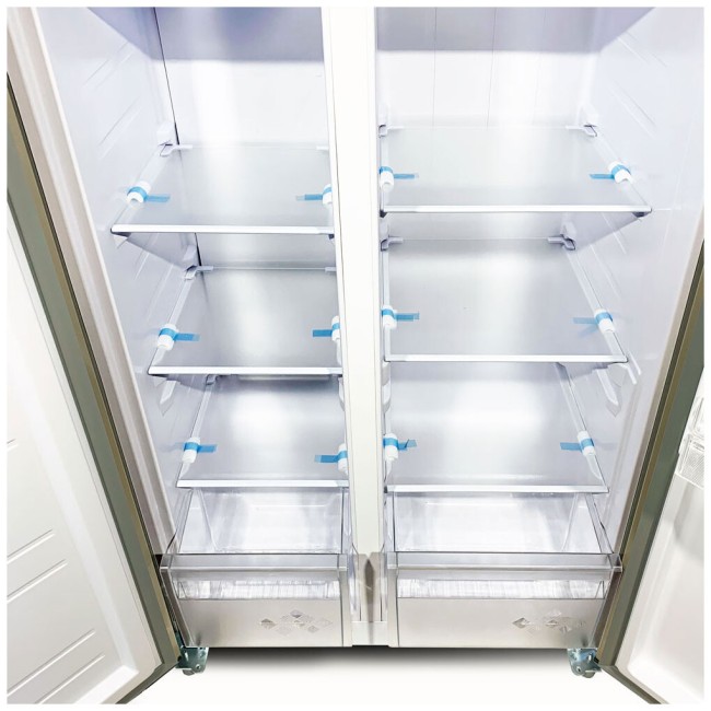 Холодильник Side by Side Ginzzu NFI-4012 золотистый