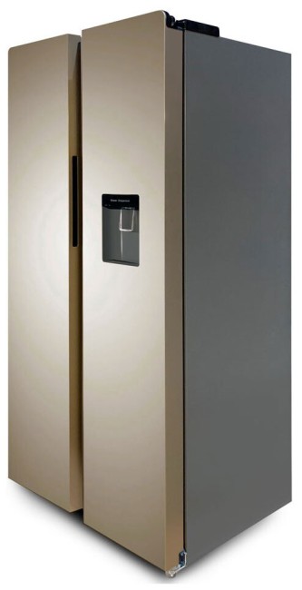 Холодильник Side by Side Ginzzu NFI-4012 золотистый