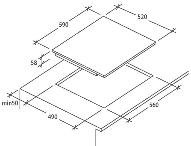Встраиваемая индукционная варочная панель Candy CI642MCBB Встраиваемая индукционная варочная панель Candy CI642MCBB