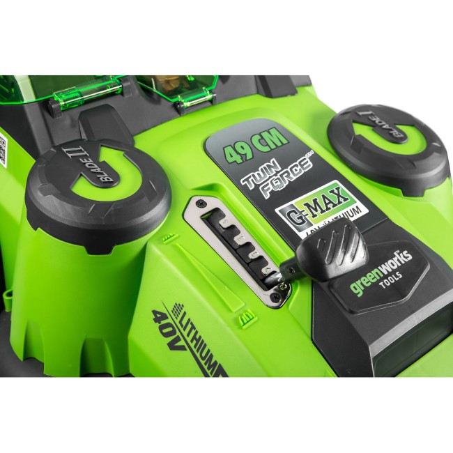 Газонокосилка аккумуляторная GreenWorks G40LM49DBK4