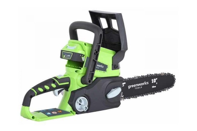 Пила цепная аккумуляторная GreenWorks G24CS25K2