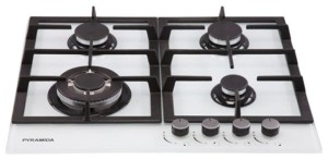 Встраиваемая газовая варочная панель Pyramida PFG 647 WHITE LUXE Встраиваемая газовая варочная панель Pyramida PFG 647 WHITE LUXE