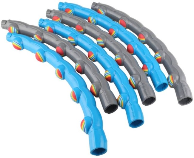 Обруч массажный Starfit HH-108 серый/синий Обруч массажный Starfit HH-108 серый/синий