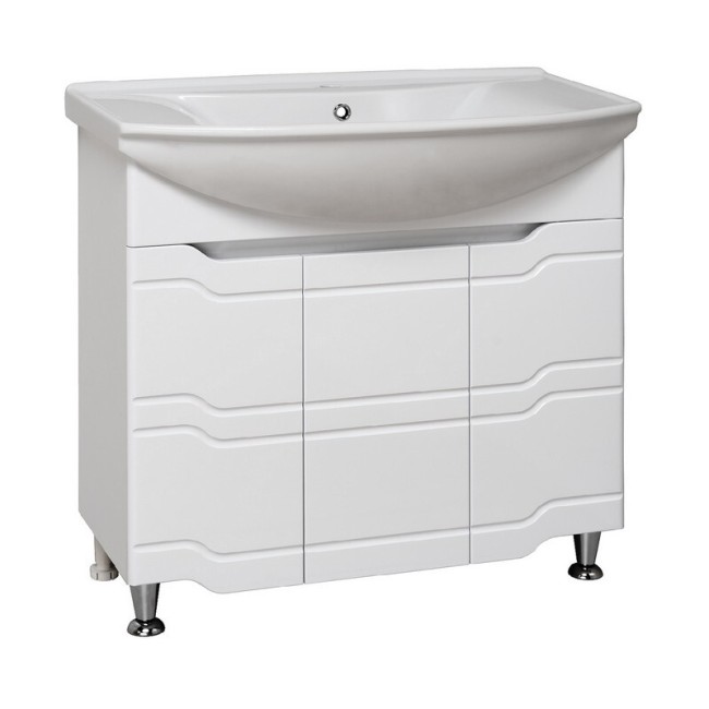 Тумба под раковину Runo Стиль 85 белый (ВнТ74RUNO)