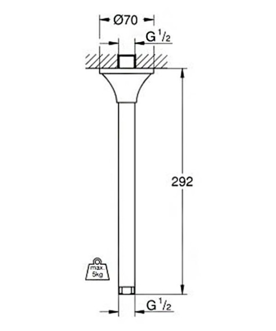 Душевой кронштейн Grohe Grandera (27982000)