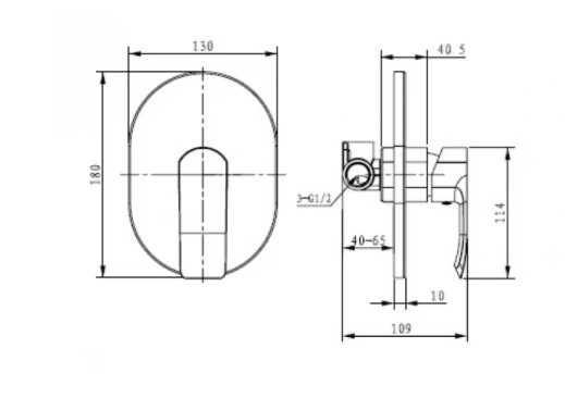 Смеситель для ванны и душа Kaiser Aurora 67177