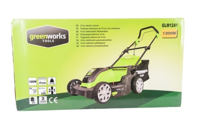 Газонокосилка электрическая GreenWorks GLM1241 (2505207)