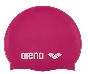 Шапочка для плавания Arena Classic Silicone JR Fuchsia/White (91670 91)