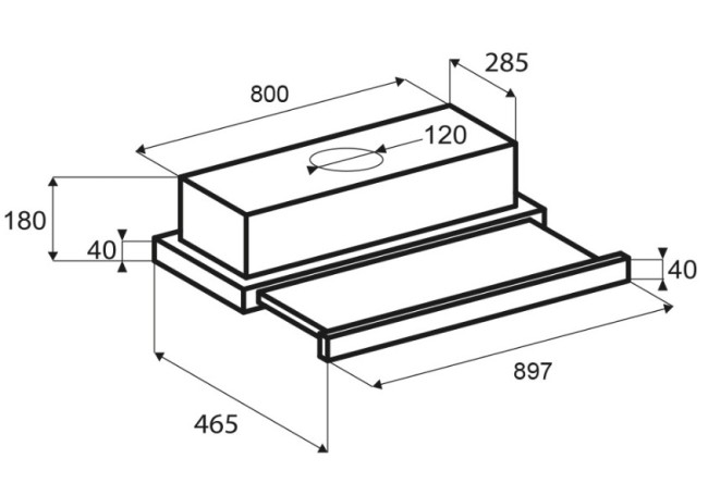 Встраиваемая вытяжка Zigmund & Shtain K 002.91 S Встраиваемая вытяжка Zigmund & Shtain K 002.91 S