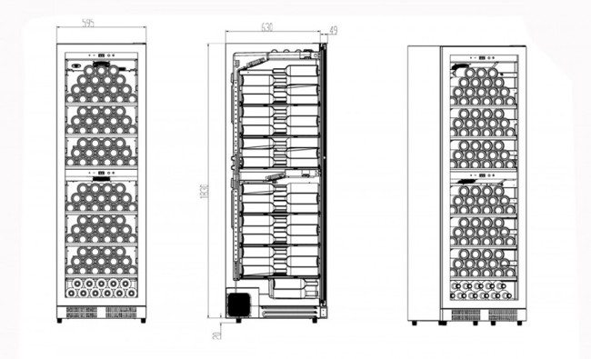 Винный шкаф Caso WineChef Pro 180 black