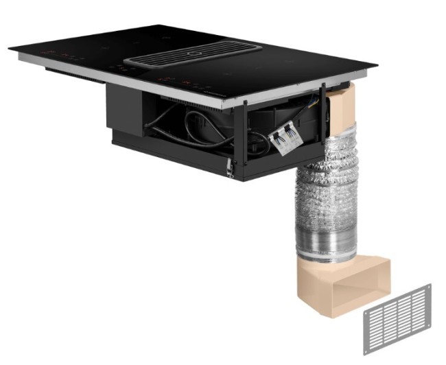 Встраиваемая индукционная варочная панель Maunfeld AVSI804SBH