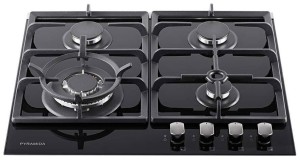 Встраиваемая газовая варочная панель Pyramida PFG 647 BLACK LUXE
