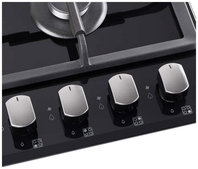 Встраиваемая газовая варочная панель Pyramida PFG 647 BLACK LUXE