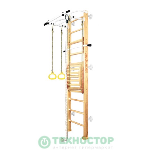 Шведская стенка Kampfer Helena Maxi wall №1 стандарт белый Шведская стенка Kampfer Helena Maxi wall №1 стандарт белый