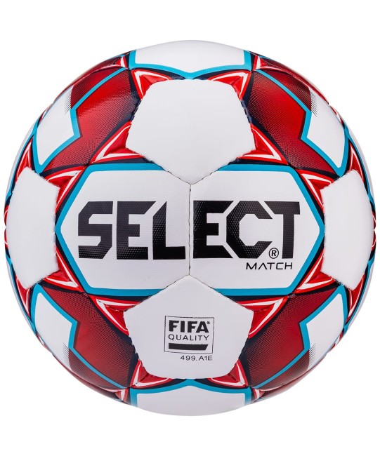 Мяч футбольный Select Match FIFA 814017 №5 белый/красный/голубой/черный