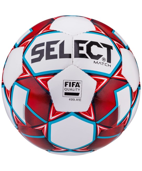 Мяч футбольный Select Match FIFA 814017 №5 белый/красный/голубой/черный
