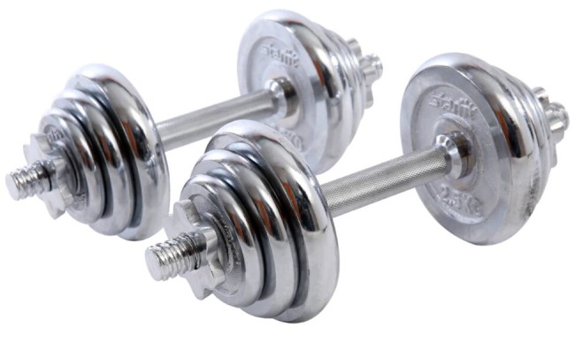 Гантели разборные BaseFit DB-501 10 кг Гантели разборные BaseFit DB-501 10 кг