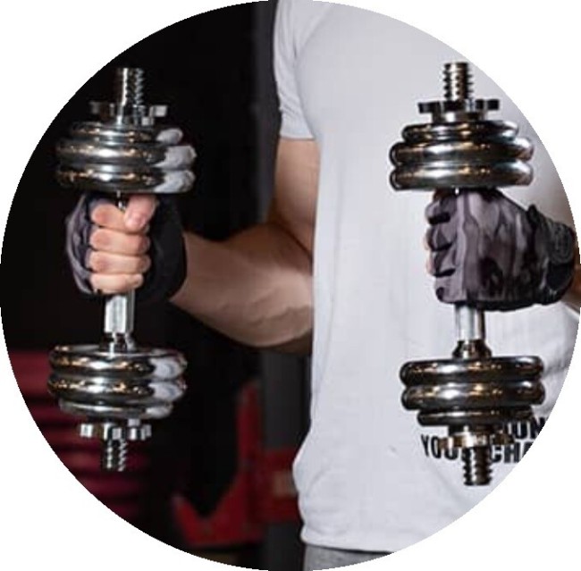 Гантели разборные BaseFit DB-501 10 кг Гантели разборные BaseFit DB-501 10 кг