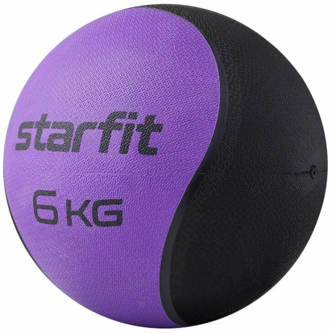 Медбол Starfit GB-702 6 кг, фиолетовый Медбол Starfit GB-702 6 кг, фиолетовый