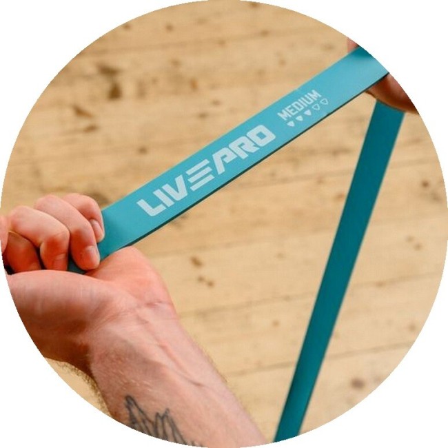 Эспандер ленточный LivePro SuperBand (LP8410-L-RD) Эспандер ленточный LivePro SuperBand (LP8410-L-RD)