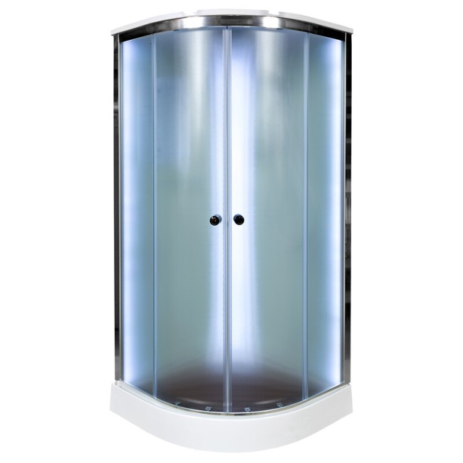 Душевая кабина Deto D09S LED с крышей и подсветкой