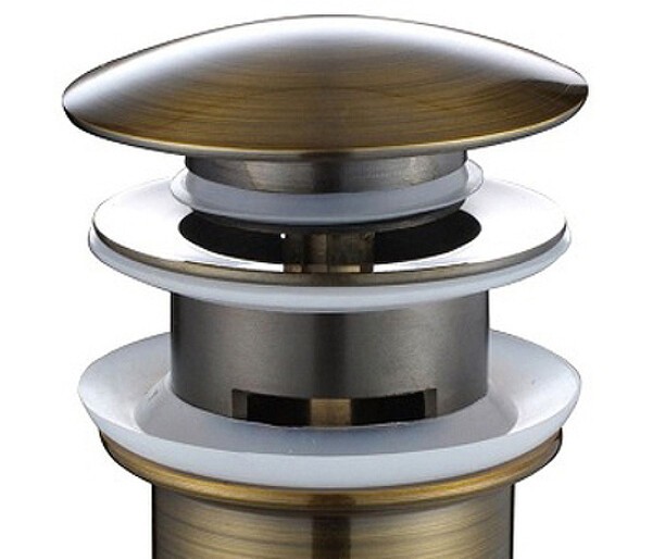 Донный клапан Kaiser автомат Bronze (8036)