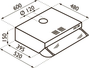 Вытяжка Ardesia Basic 2 60 Inox