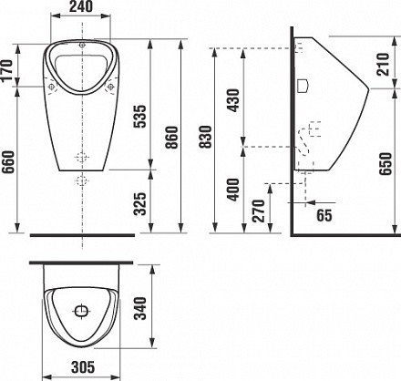 Писсуар Jika Golem 8430600000001