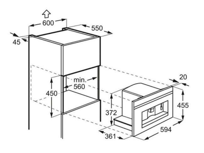 Встраиваемая кофемашина Electrolux EBC 954513 X