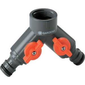Распределитель 2-х канальный Gardena 1" (00940-20.000.00)
